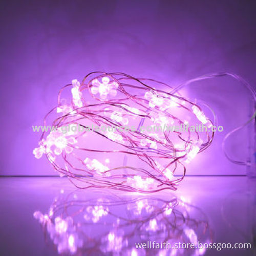 Copper Wire LED Rain Drop Christmas Lights with 36V Voltage